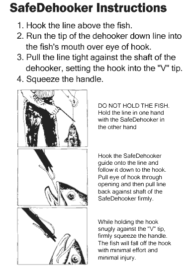 Instructions for using the SafeDehooker